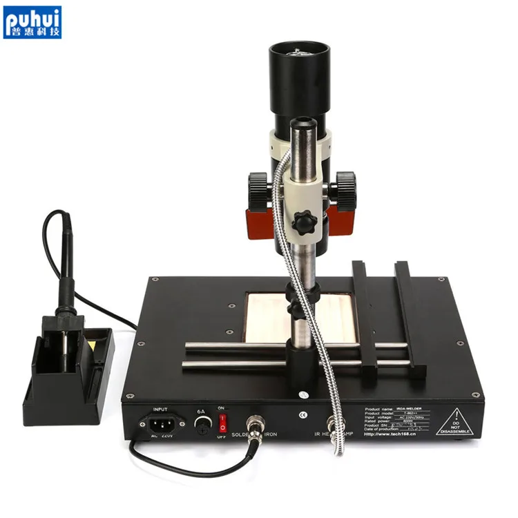 Авторизованная паяльная станция PUHUI BGA сварочный аппарат для пайки IRDA T862 +