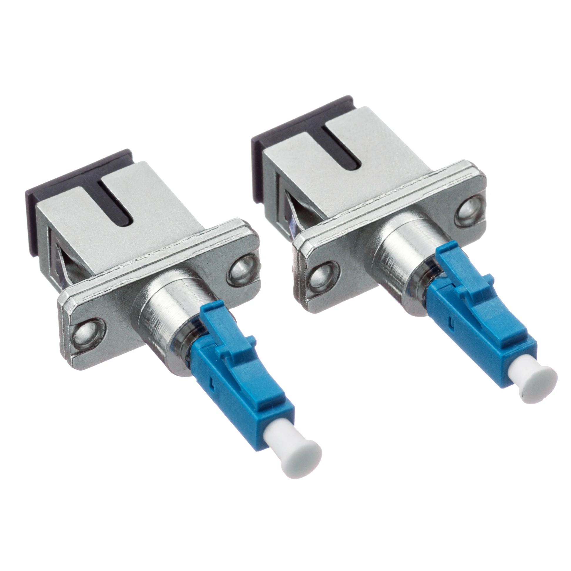 2pcs/lot  SC Female to LC Male LC/UPC-SC/UPC Fiber Optic Adapterfor Optical FiberSingle Mode Simplex for Fiber Pigtail