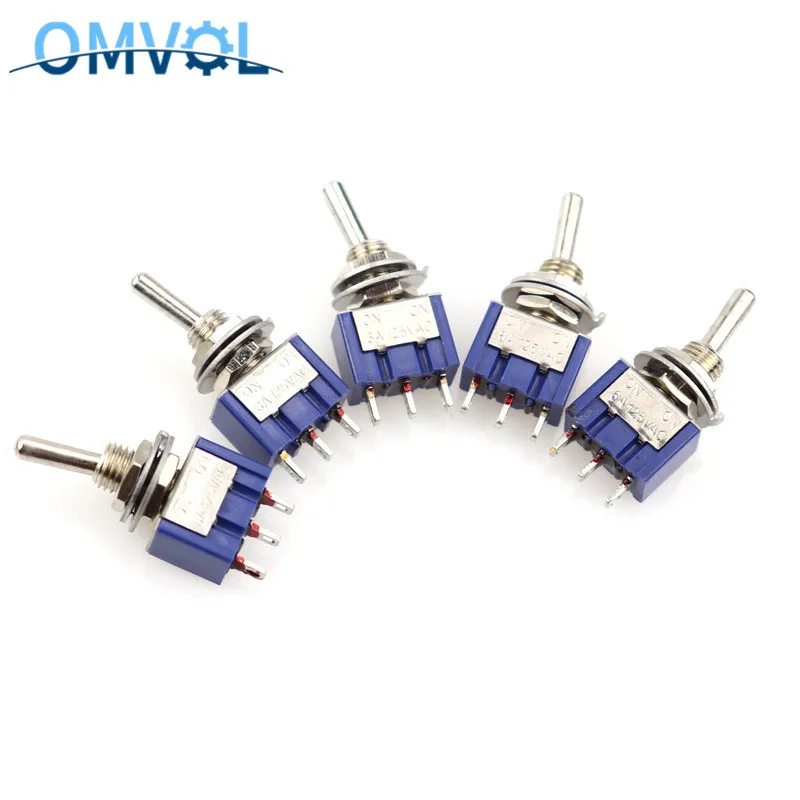 10 шт. ВКЛ./ВЫКЛ. 3-контактный мини-выключатель переменный ток 125 В/6 А 250 В/3 |