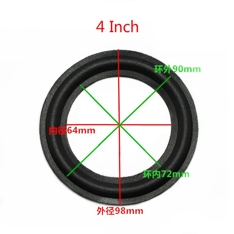4 inch Speaker Foam Ring Repair Parts Surround For 5 6.5 8 10 Woofer Car Home Audio Diy On Sale | Электроника