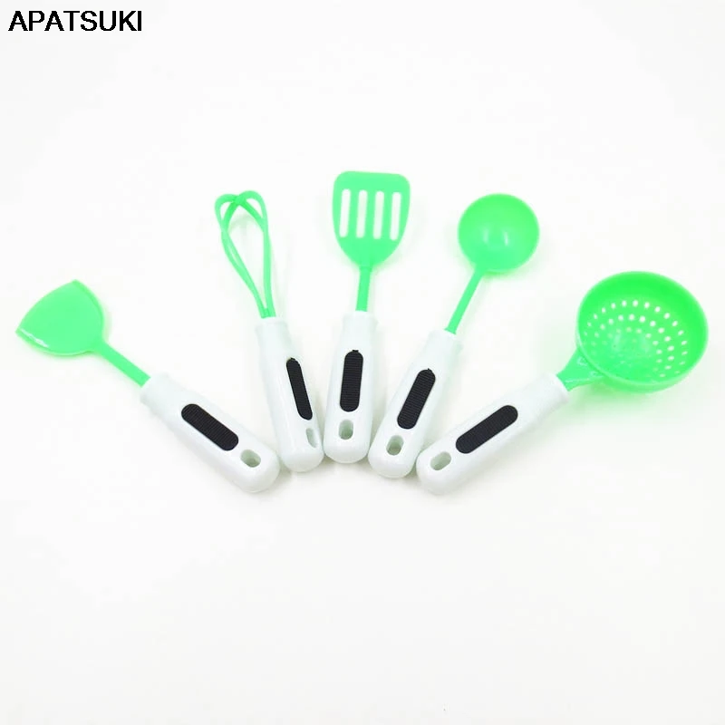 5 шт./лот 1/6 аксессуары для кукол Барби миниатюрные кухонные принадлежности