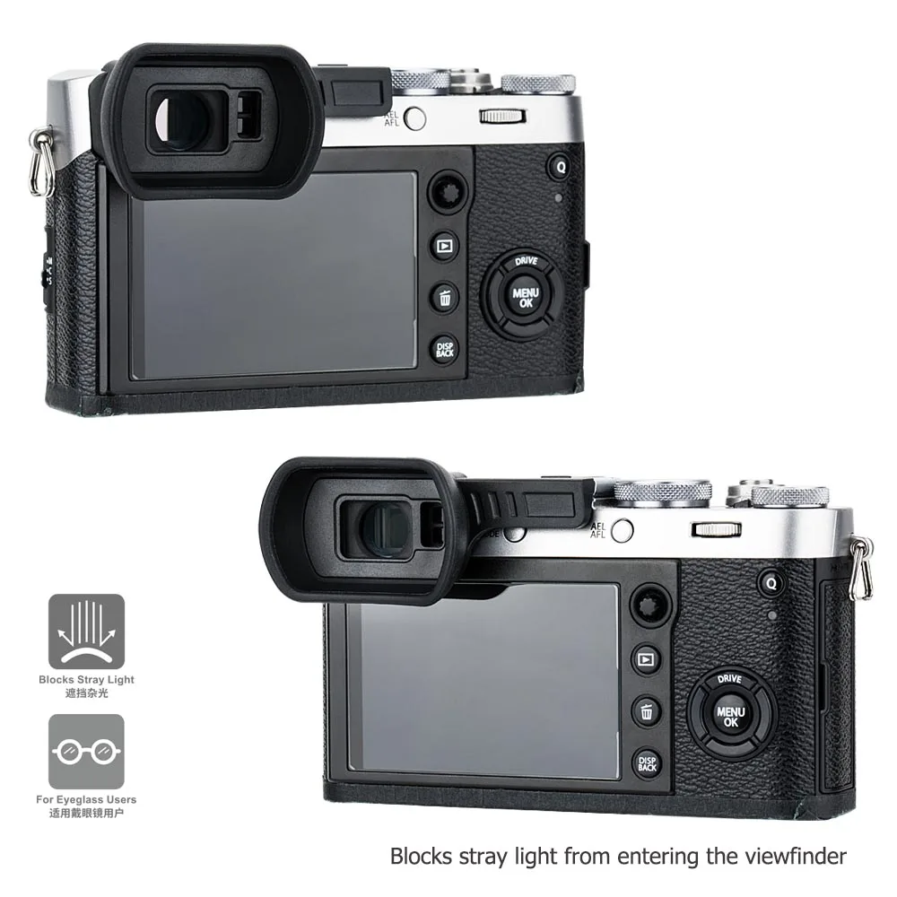 Окуляр для видоискателя камеры Fujifilm X100F Fuji X 100F с крышкой горячего башмака |