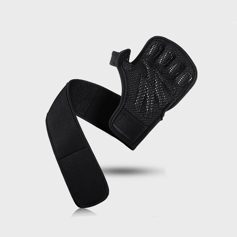 

New 1 Pair Weight Lifting Training Gloves Women Men Fitness Sports Body Building Gymnastics Grips Gym Hand Palm Protector Gloves