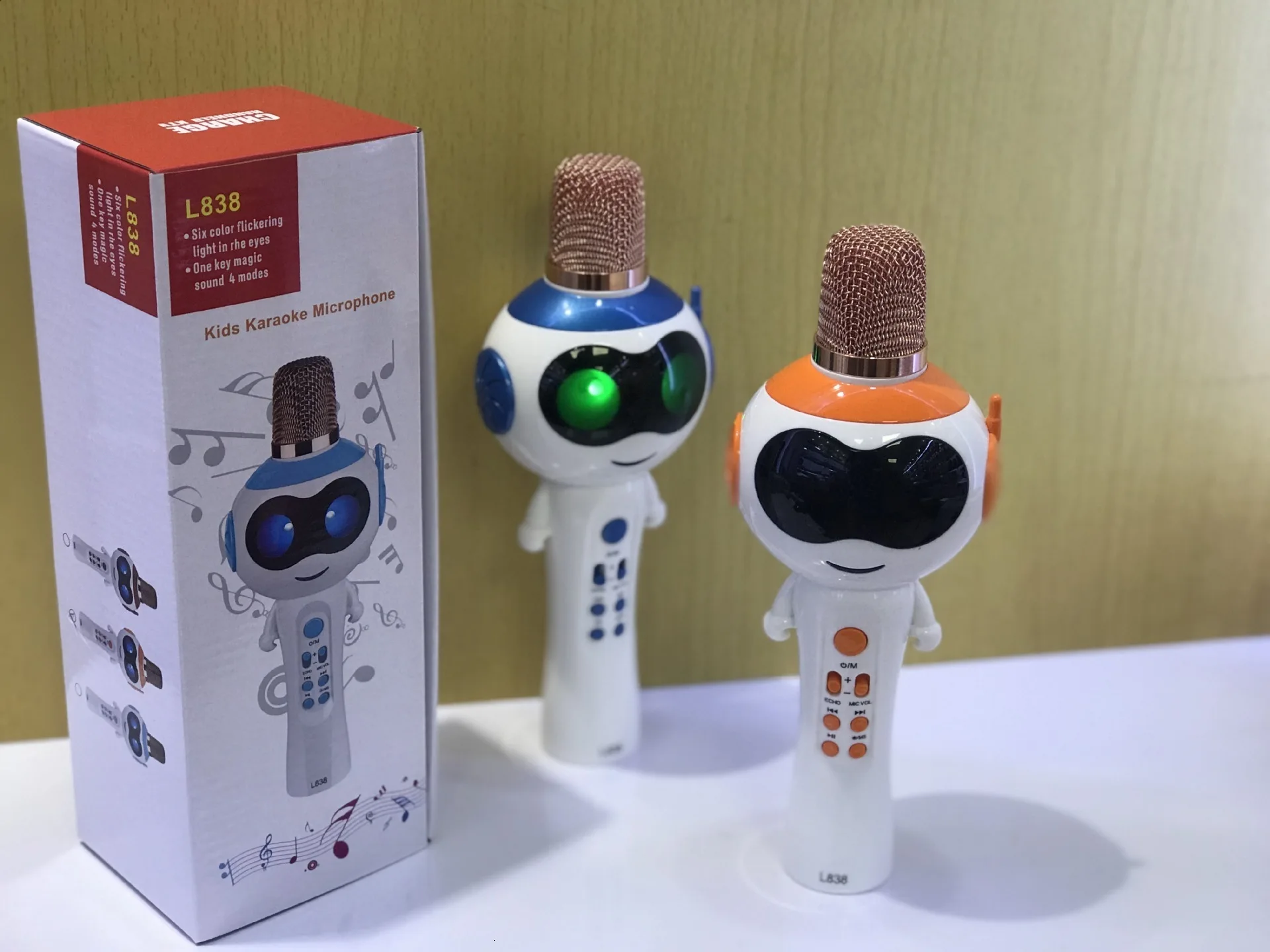 Микрофон для караоке, беспроводной детский микрофон с bluetooth-динамиком, портативная Портативная Игрушка, караоке машина, подарки для мальчиков и девочек