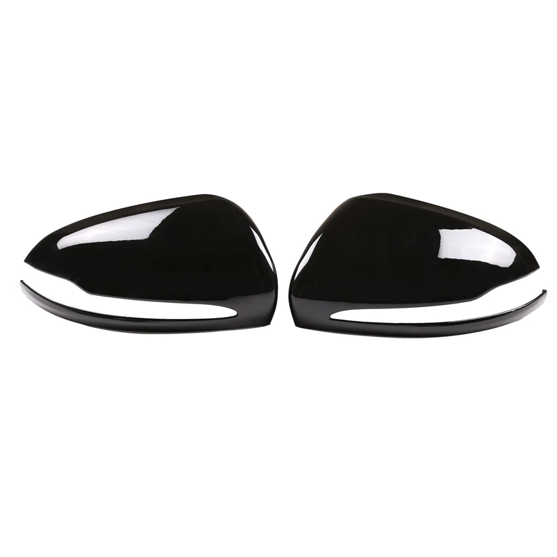 Black ABS Left Drive Rearview Mirror Cover Trim for Mercedes Benz C E GLC S Class W205 W213 | Автомобили и мотоциклы