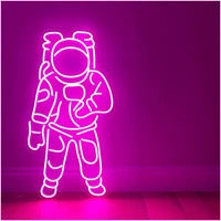 ohaneonk custom astronaut led neon sign light wall window hanging decor indoor for home room house or store party decoration