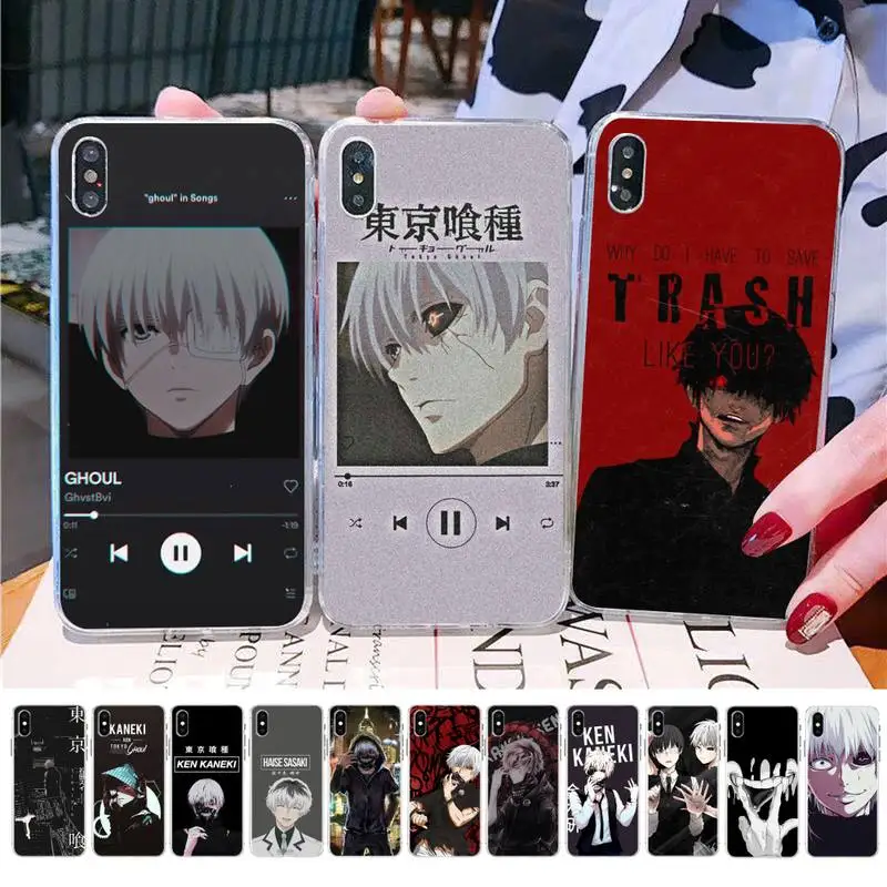 

MaiYaCa Japanese anime Tokyo Ghoul Japan Suave Phone Case for iphone 13 11 12 pro XS MAX 8 7 6 6S Plus X 5S SE 2020 XR case