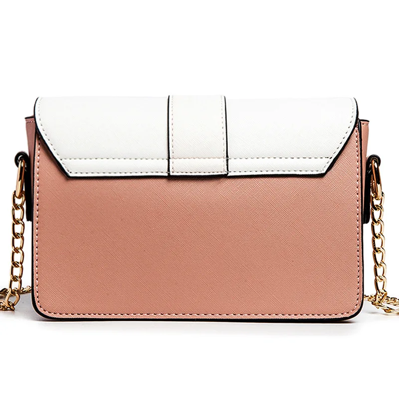 Кожаная сумка с цепочкой сумки алмазным замком в Корейском стиле