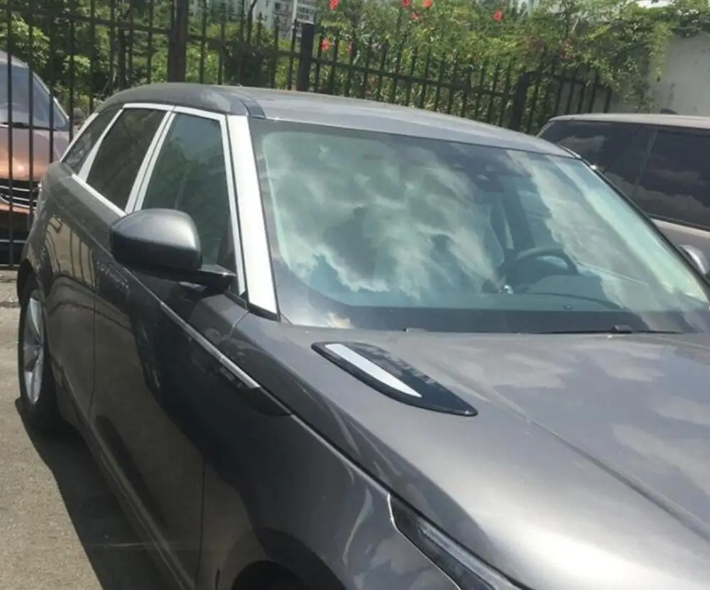 Для Range Rover Velar 2017 2018 автомобильные аксессуары ABS хромированный капот