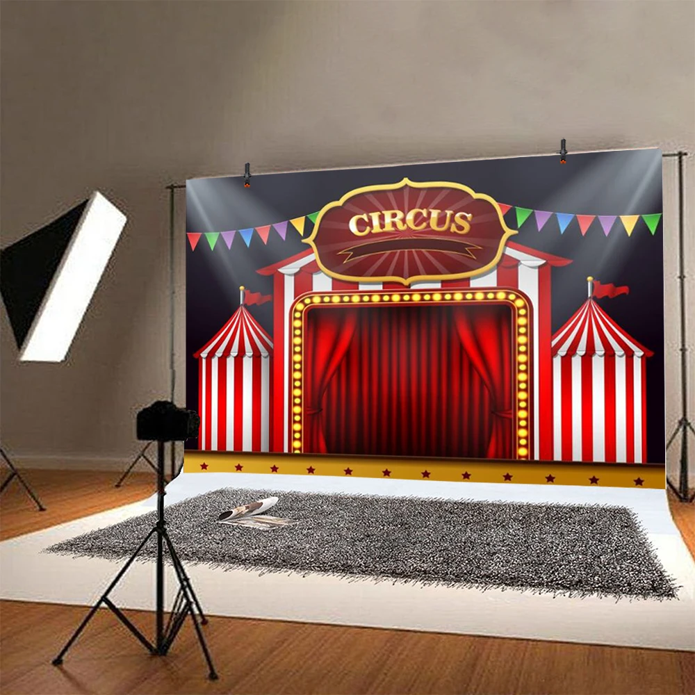 Цирковая фотография праздник круиз сцена Дети День Рождения Вечеринка Дамбо