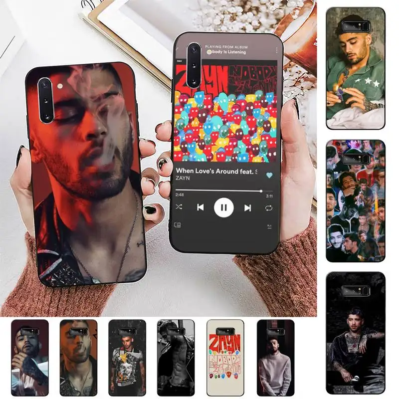 

FHNBLJ Zayn Malik Phone Case for Samsung Note 5 7 8 9 10 20 pro plus lite ultra A21 12 72