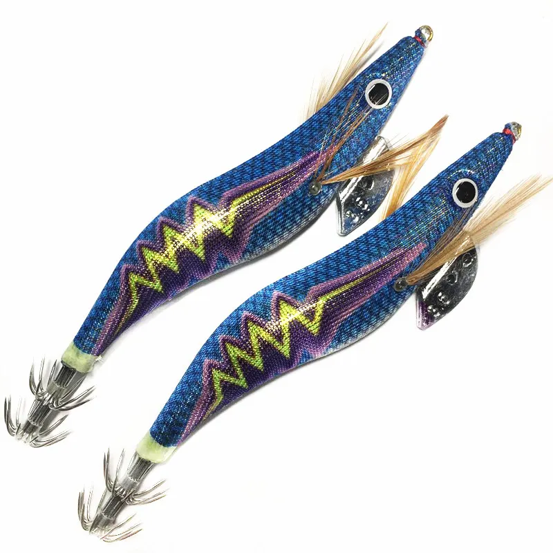 5 шт. светящиеся Джиги для кальмара 3 #13 см 20 г деревянные креветки с приманка на