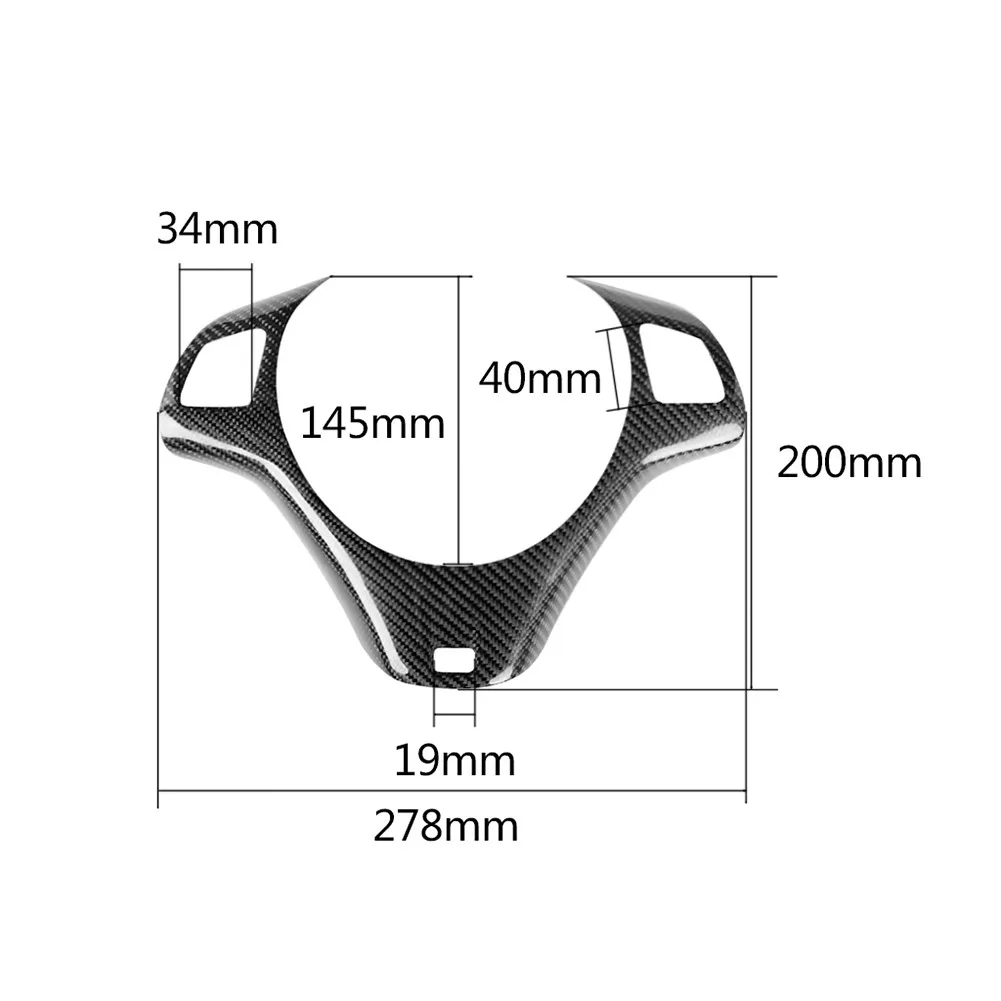 Автомобильный руль из углеродного волокна наклейки накладка декоративная для BMW