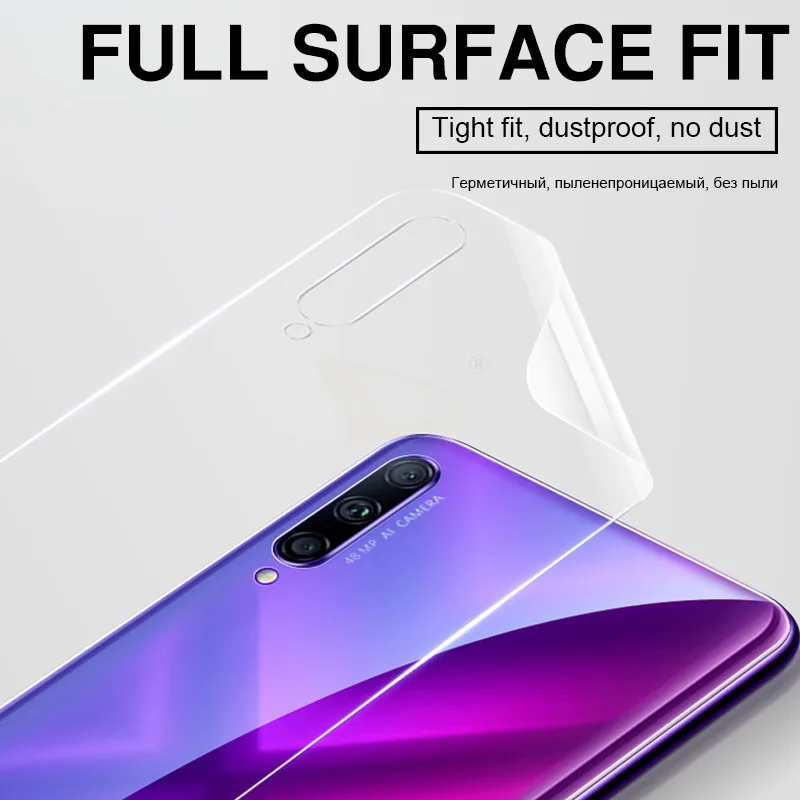 3-1 шт задняя крышка 100D Гидрогелевая мягкая пленка для huawei Honor 8x 9x 10i 9 10 Lite 20 Pro