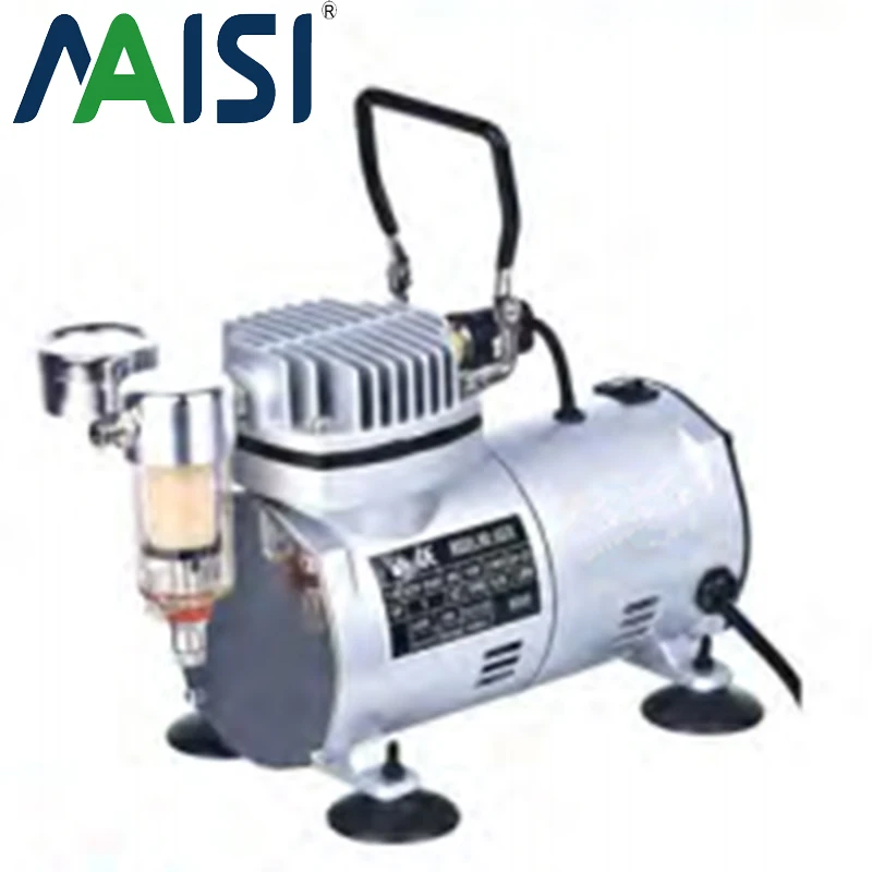 50 Гц 220V AC 20 23L/мин 1/6HP небольшой Электрический вакуумный насос Airbrhsh компрессор MS18