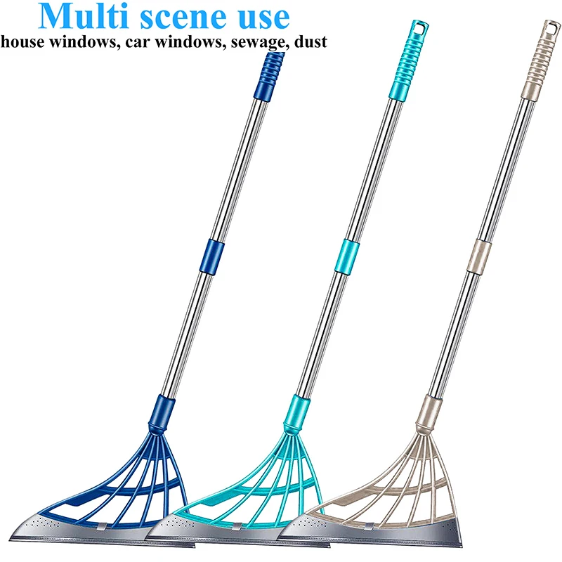 

Magic Wiper Broom Wipe Squeeze Silicone Mop for Wash Floor Clean Tools Windows Scraper Pet Hair Non-Stick Sweeping Kitchen Clean