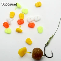 50pcs new outdoor sports low pop up boilies stop carp fishing stoper corn bait hook stops beads fishing hair chod