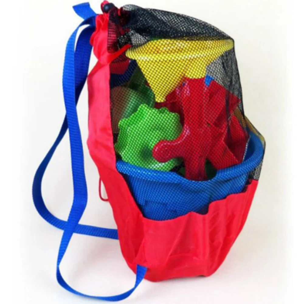 

Portable Beach Bag Foldable Mesh Swimming Bag For Children Beach Toy Baskets Storage Bag Kids Outdoor Swimming Storage Bags