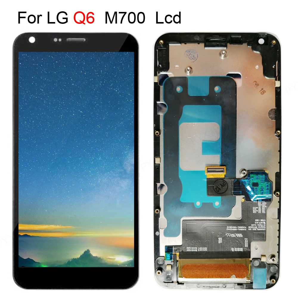 5 ''оригинальный для LG Q6 M700 M700A US700 M700H M703 M700Y ЖК дисплей с рамкой|Экраны мобильных