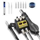 Паяльная станция 8898, 2 в 1 с ЖК-дисплеем и корпусом BGA