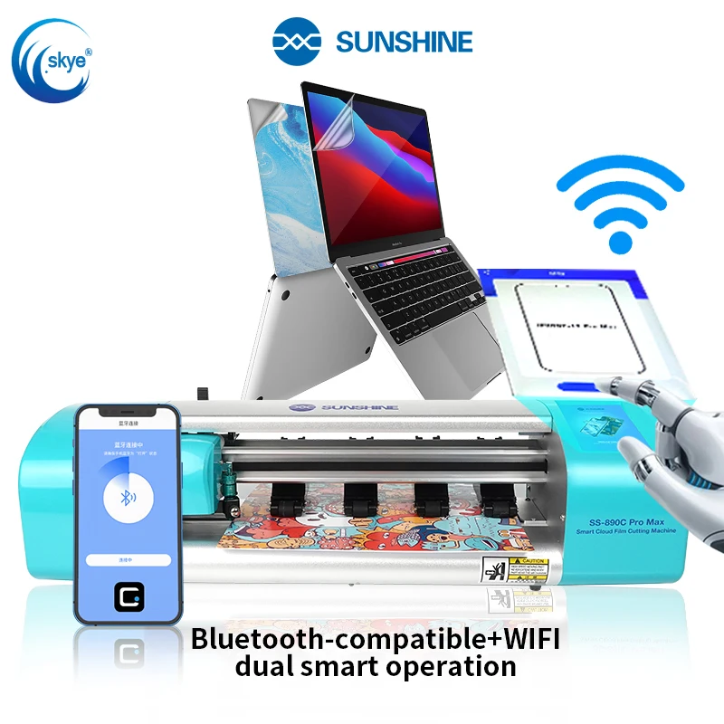Умная автоматическая машина для резки SUNSHINE SS-890c Pro Max гибкая Гидрогелевая пленка