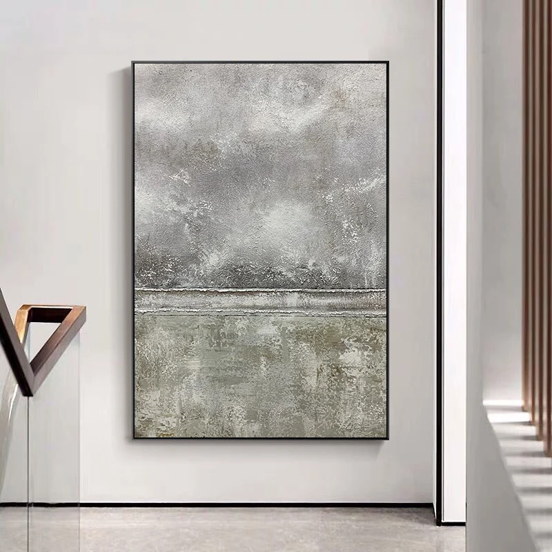 Современная картина маслом ручной работы абстрактная живопись на холсте Золотая