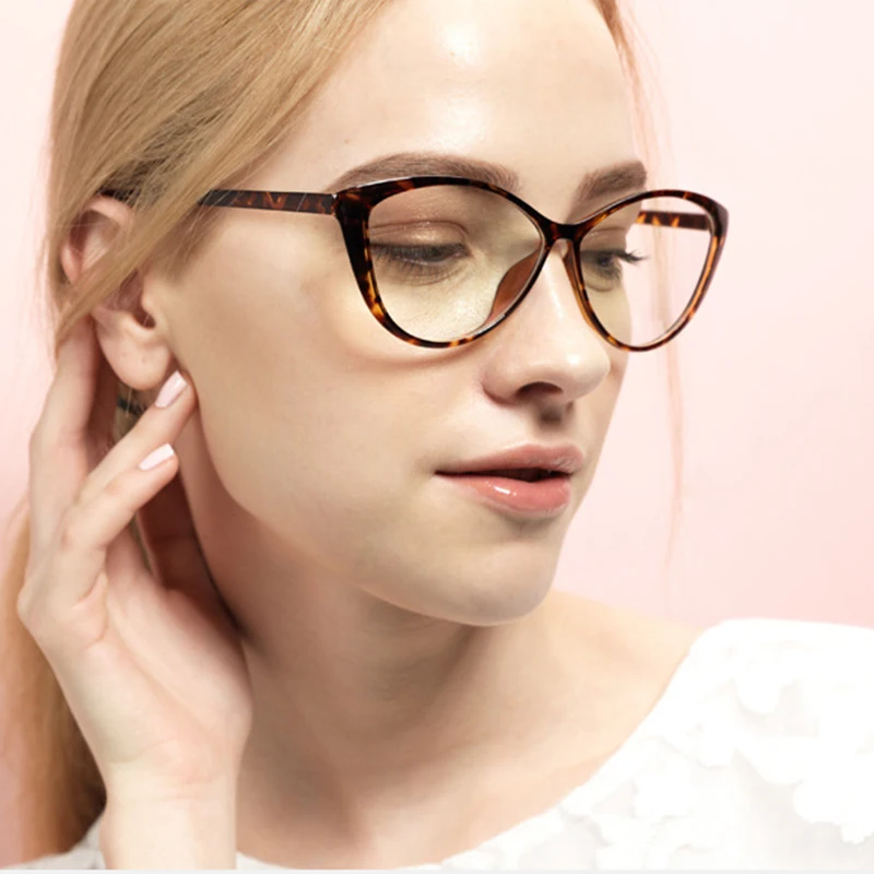 Veshion Tr90 оправа для очков кошачий глаз очки мужчин и женщин оптические линзы