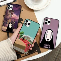 spirited away miyazaki hayao phone case for iphone 11 12 pro xs max 8 7 6 6s plus x 5s se 2020 xr mini
