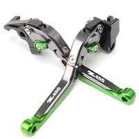 for kawasaki z400 z400 2018 2019 2020 2021 motorcycle accessories cnc adjustable folding extendable brake clutch levers