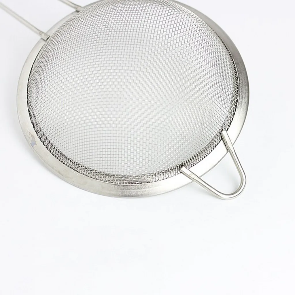 

Portable Kitchen Gadget Silicone Kitchen Stainless Steel Hand-held Oil Spoon Oil Grid Colander Tool Kitchen Kitchen Accessories