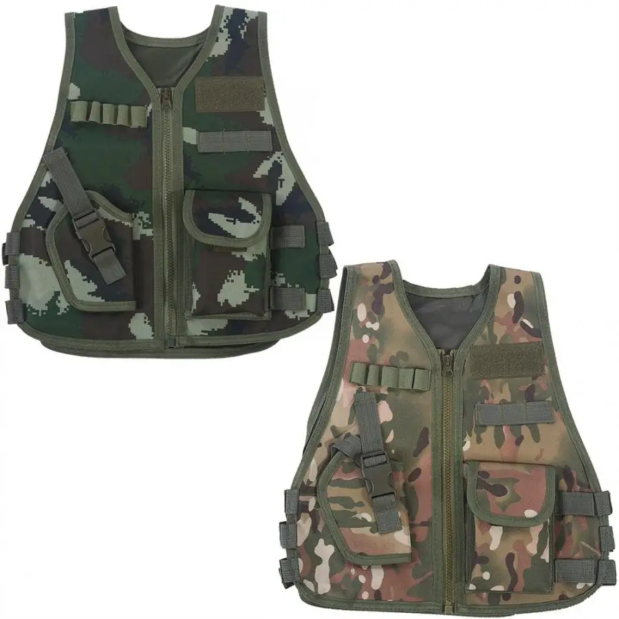 Детский армейский жилет камуфляжная одежда для охоты защитное снаряжение