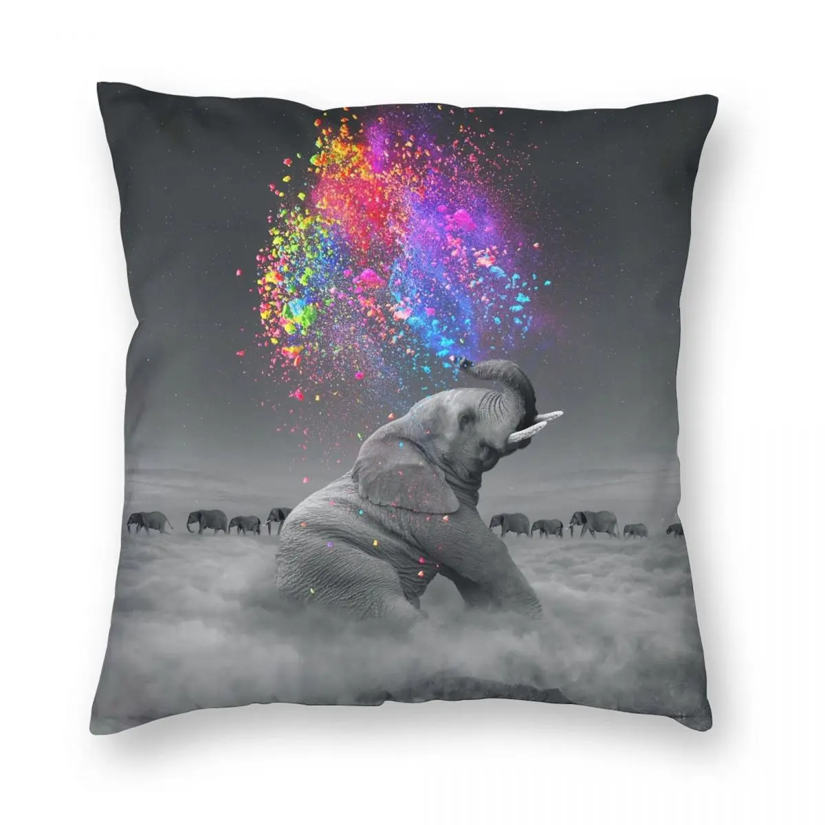 

True Colors Within Square Pillowcase Polyester Linen Velvet Printed Zip Decor Sofa Seater Cushion Cover Wholesale