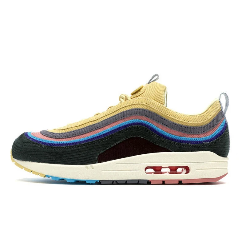 

2021 Running Shoes 97 Sports Men Women Triple White Triple Black Worldwide Black Sean Wotherspoon Mschf x Inri Jesus Sneakers