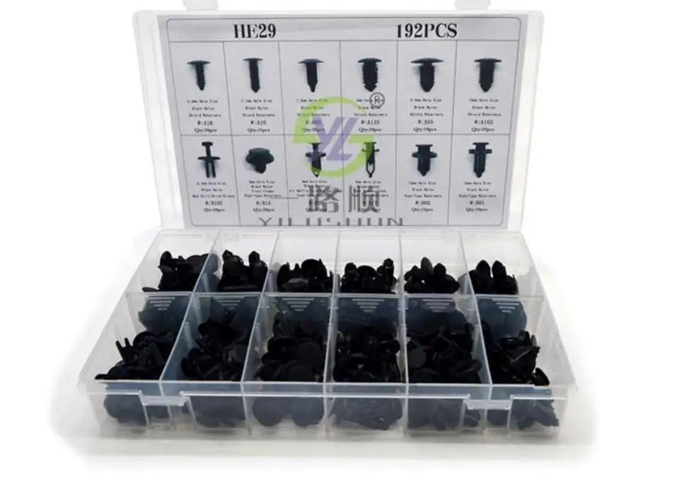 192 _ Автомобильная нейлоновая Пряжка для общего двигателя пластиковая пряжка