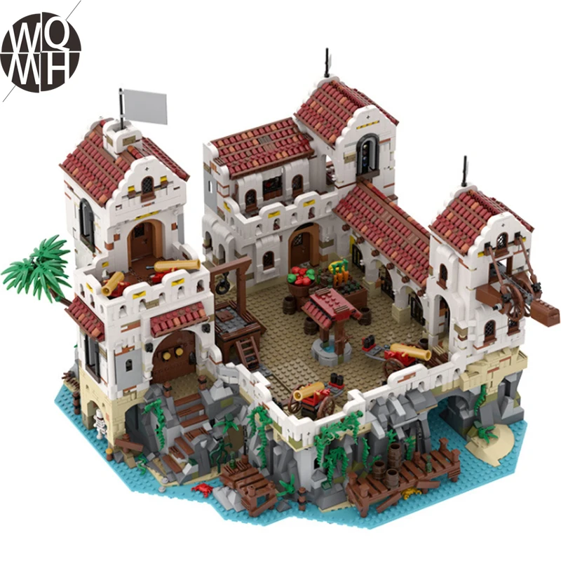 Новинка 4948 шт. строительные блоки MOC Eldorado крепость Пираты Бэй Пиратская