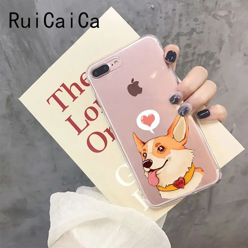A14 RuiCaiCa милый корги Butt Animal Puppy клиент высокого качества чехол для телефона iPhone 8 7 6 6S Plus X XS MAX 5 5S SE XR 10 Чехол - Цвет: A14