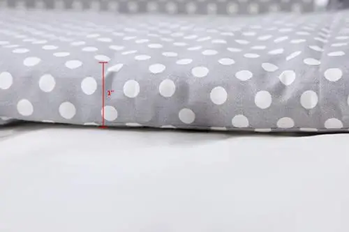 Бампер для детской кроватки u образная Съемная застежка молния с хлопковой