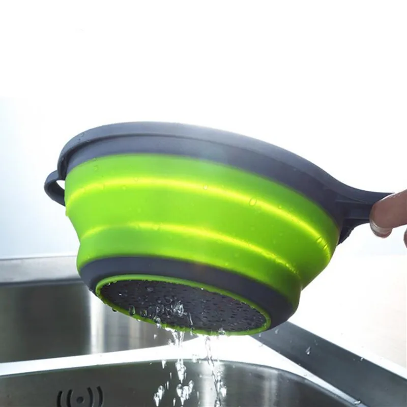 Кухонные вещи Дуршлаг Сито для фруктов овощей корзина мытья фильтр пластиковые