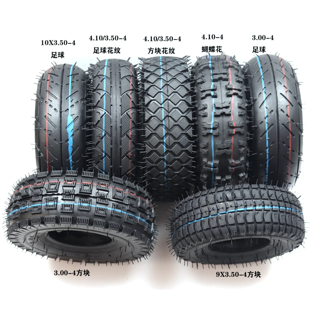 

4.10/3.50-4 10x350-4 ATV Quad Go Kart 47cc 49cc Chunky 4.10-4 Tire inner tube Fit All Models 9x3.50-4 4" tire