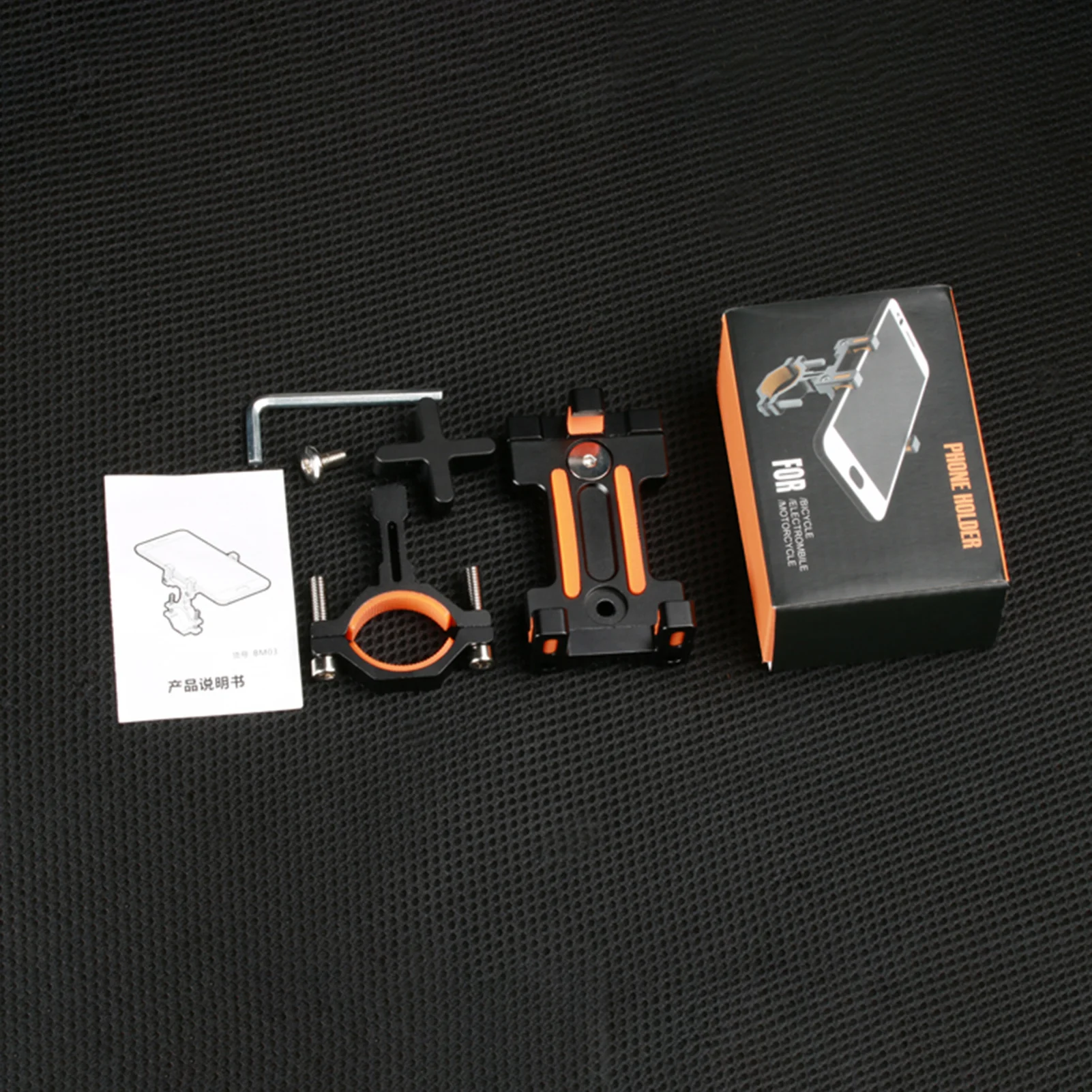 

360 Degree Bike Phone Holder Universal Motorcycle Bicycle Phone Holder Handlebar Stand Mount Bracket Mount Phone Holder