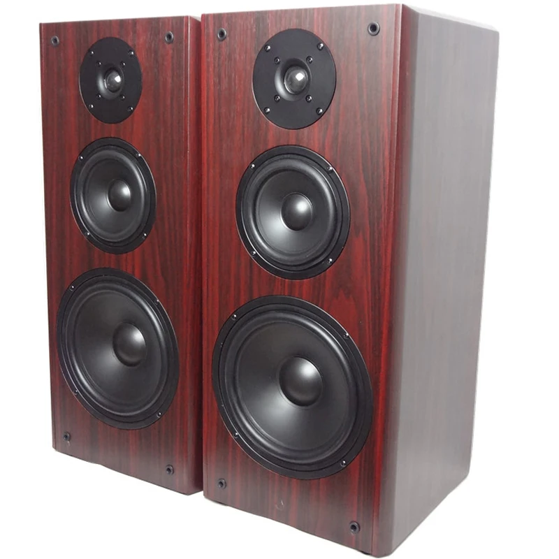 

8ohm 80W 218 8 Inch High Medium and Low Three-way Frequency Bookshelf Hifi Speaker Wooden Passive Floor Front Speaker