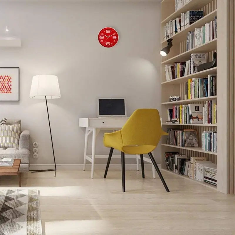 Часы настенные кварцевые большие тихие декоративные часы с 3d-номером 10 дюймов на