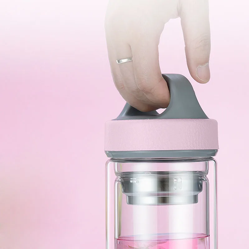 Curge BPA Free tea Infuser спортивная бутылка стеклянная для туристического похода