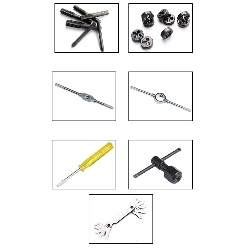 40Pcs Mold Kit Metric-Home Improvement Tool For Creating And Repairing Threads Hand Craftsman Mechanics | Инструменты