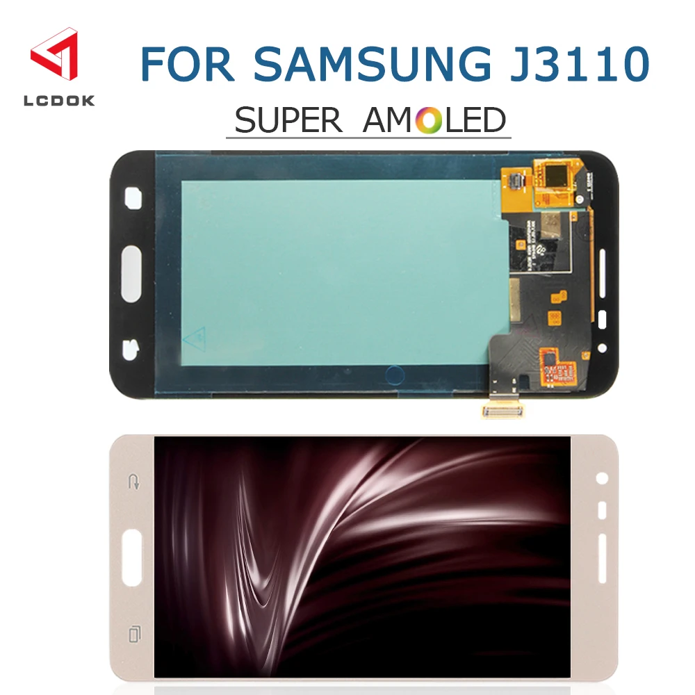 Супер AMOLED ЖК дисплей для samsung Galaxy J3 Pro J3P J3110 J3119 кодирующий преобразователь