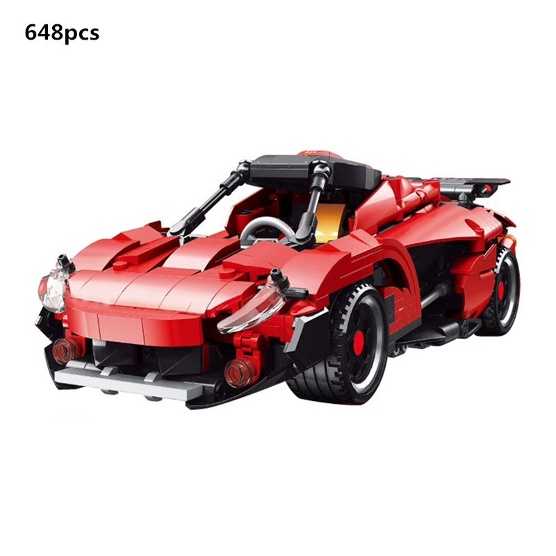 High-Tech Creative Sports Car Debut Building Blocks Sets Bricks Speed Champions Racing Club Classic Model Kids Toys For Children | Игрушки и
