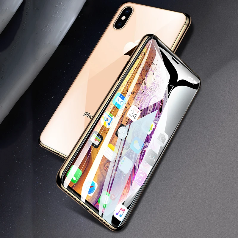 Закаленное стекло 1000D с жидким клеем для iPhone 12 Pro Max Защита экрана 5 4 6 1 7 дюймов