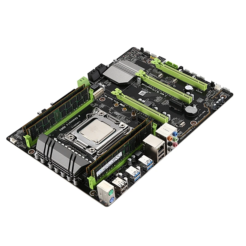 X79-P3 LGA2011 комбо набор материнской платы с E5 1650 V2 CPU 4X8GB 32GB DDR3 RAM 4-Ch 1600Mhz REG ECC NGFF M.2 SSD