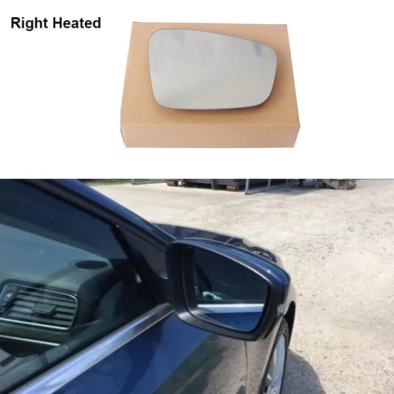 Front Left Right Side Wing Mirror Glass Heated Fit For VW North American Jetta MK6 Basic Edition Not GLI Passat B7 Beetle | Автомобили и
