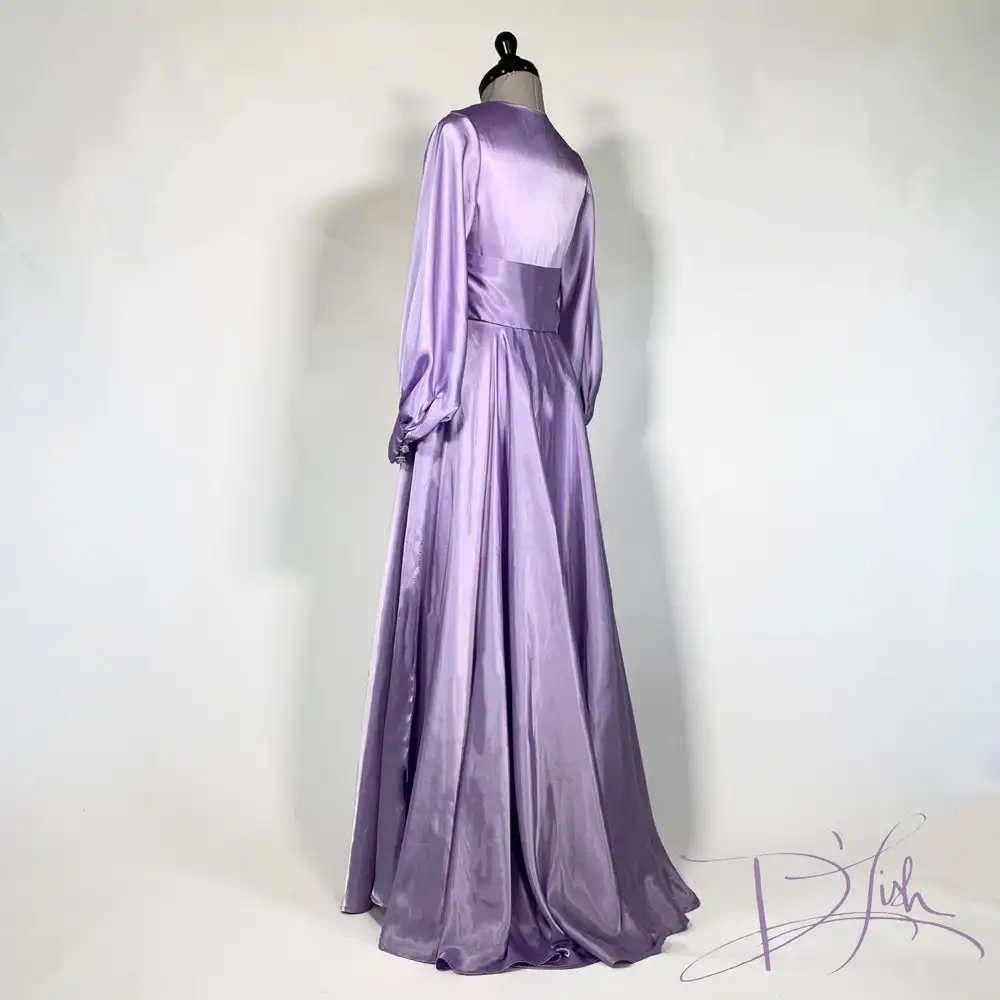 Фиолетовый женский халат и кружевной ночная рубашка ночное белье женские